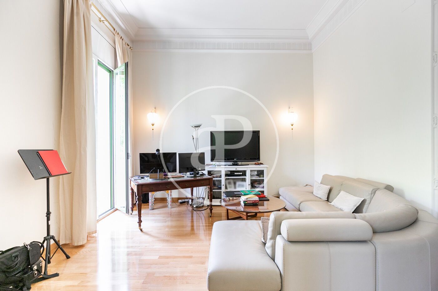 Sala d'estar de Pis de lloguer en  Barcelona Capital amb Aire condicionat, Calefacció i Traster
