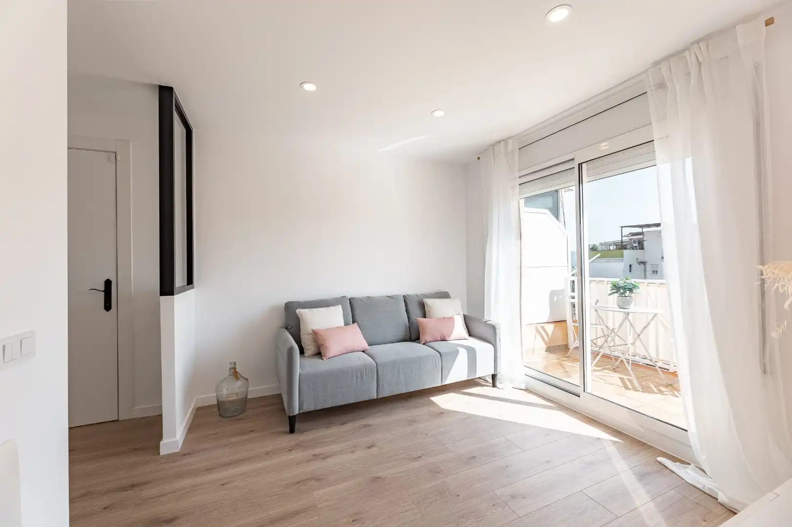Sala d'estar de Àtic en venda en Rubí amb Aire condicionat, Calefacció i Parquet