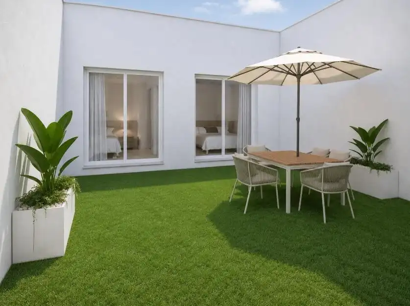 Terrasse von Erdgeschoss zum Verkauf in Elche / Elx mit Klimaanlage