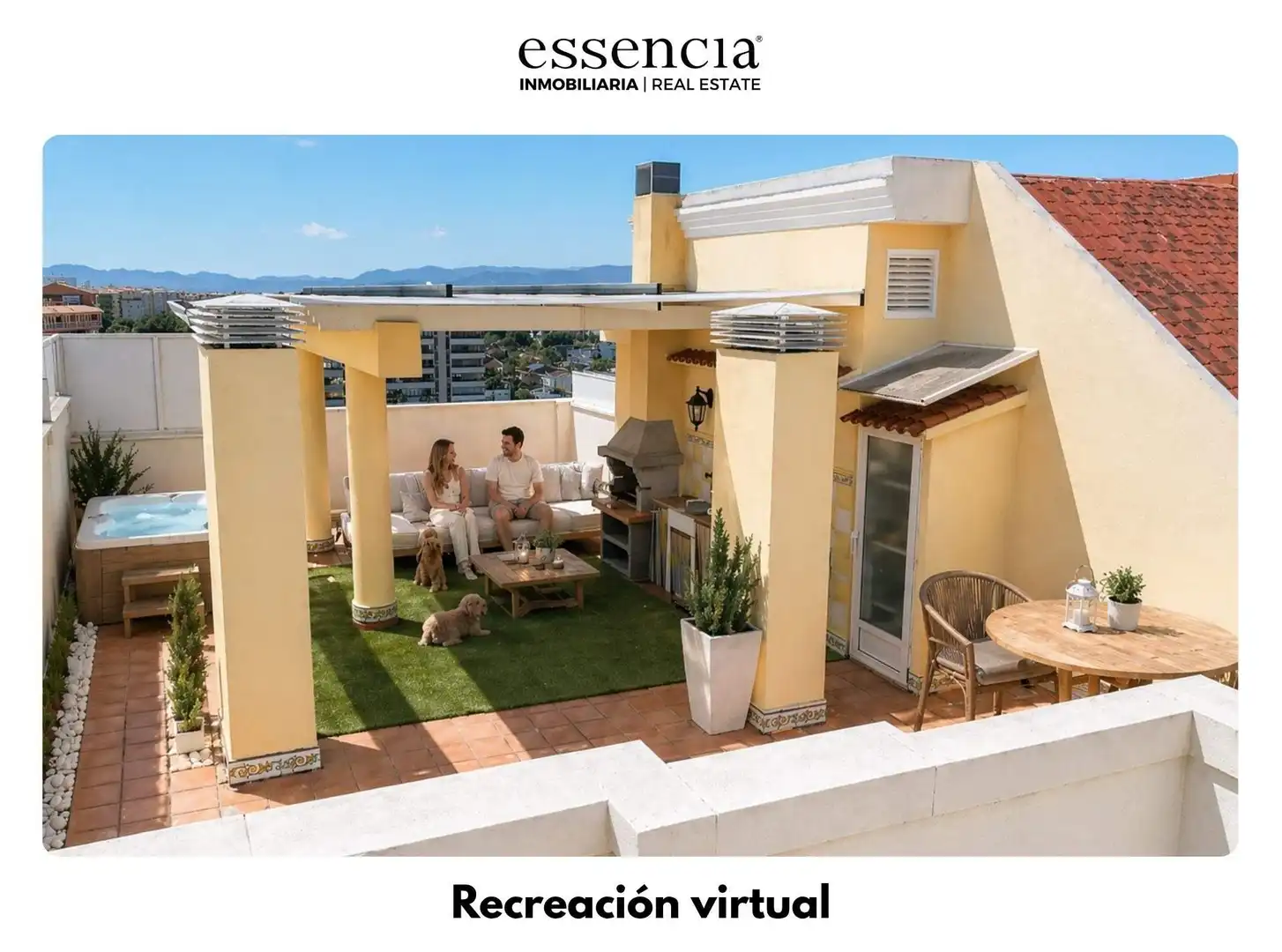 Terrasse von Wohnungen zum Verkauf in Gandia mit Privatgarten, Terrasse und Abstellraum