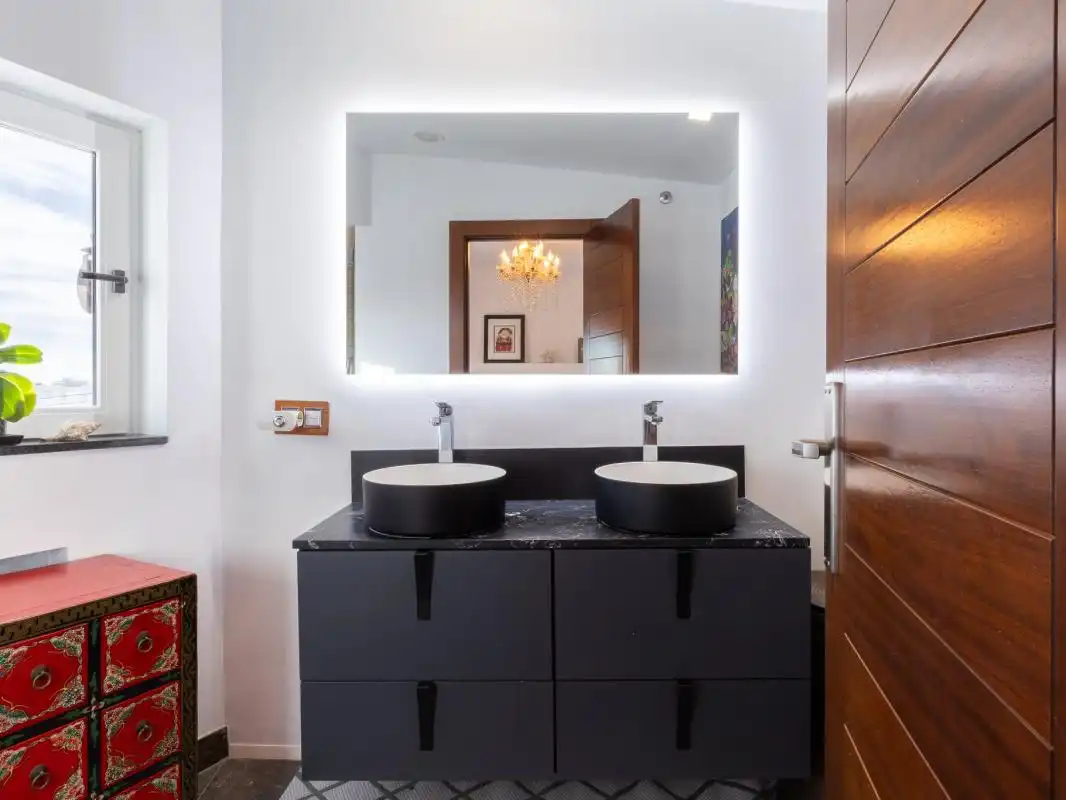 Badezimmer von Dachboden zum Verkauf in Valencia mit Klimaanlage, Heizung und Terrasse
