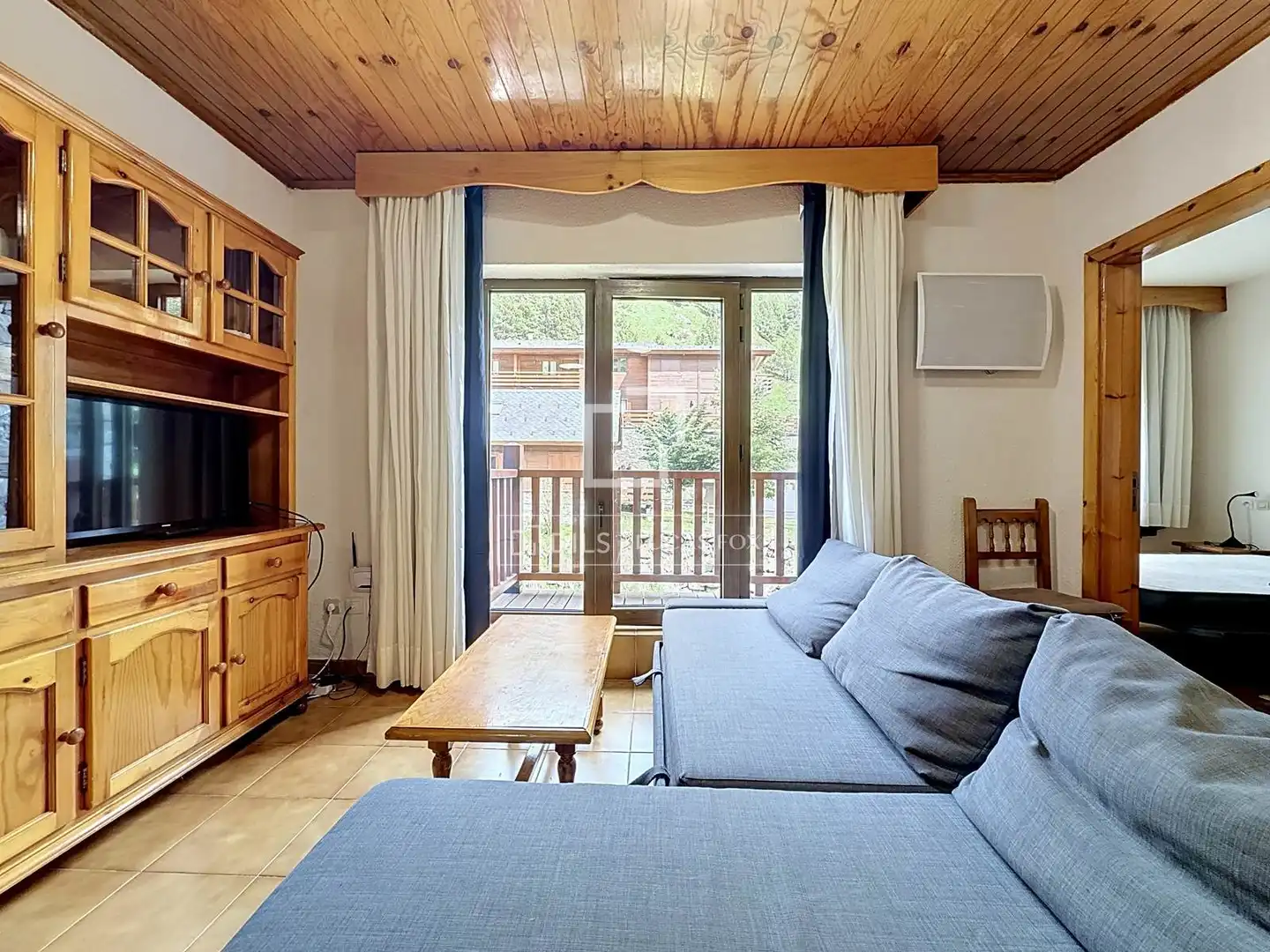 Sala de estar de Piso de alquiler en Canillo con Calefacción, Parquet y Terraza