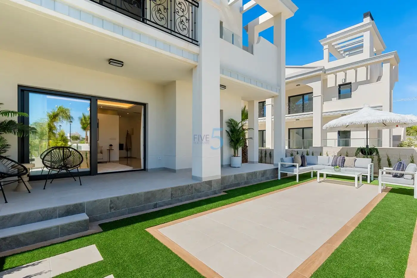 Terraza de Piso en venta en Rojales con Piscina