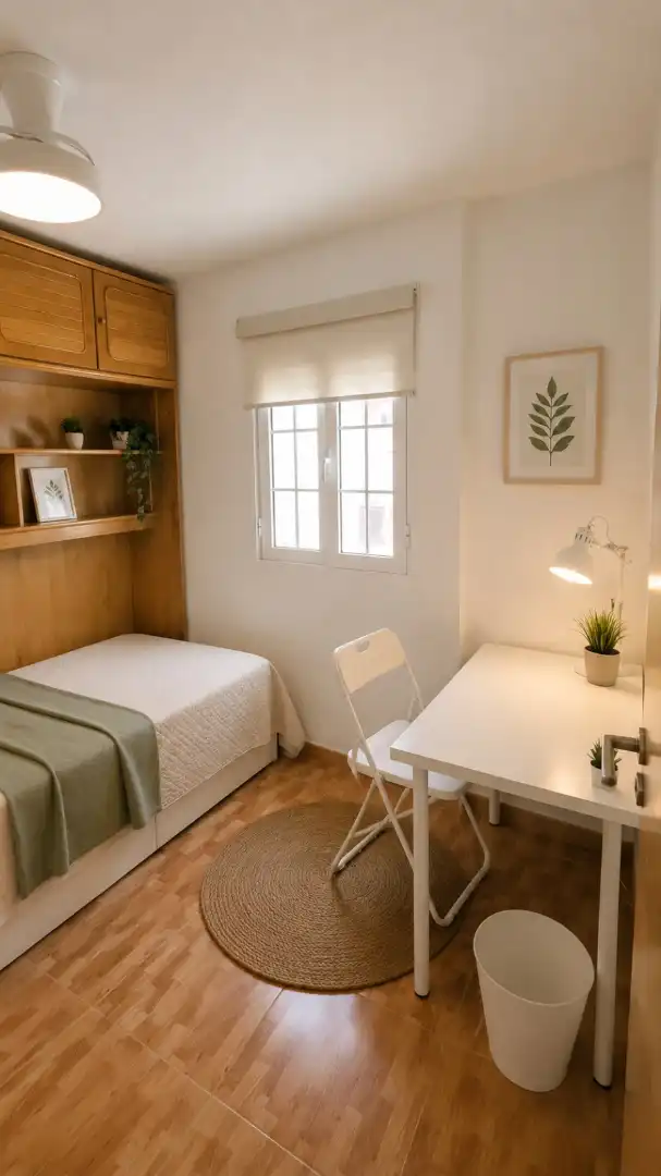 Habitación de Piso de alquiler en Sevilla con Aire acondicionado y Amueblado