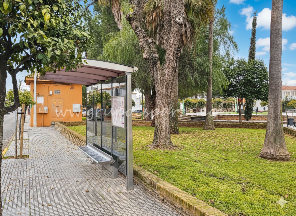 Exterior view of Single-family semi-detached for sale in Dos Hermanas  with Terrace