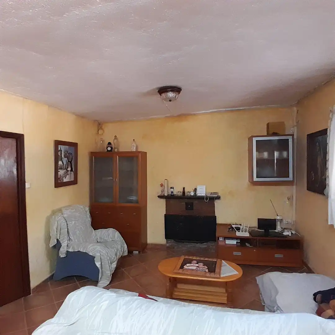 Sala d'estar de Casa o xalet en venda en Yecla amb Jardí privat, Traster i Moblat