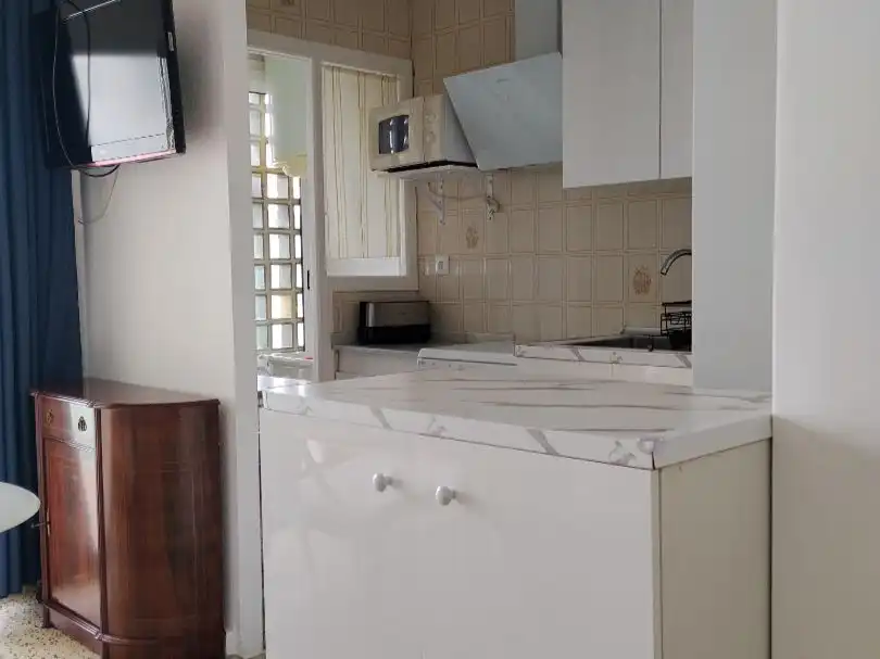 Küche von Wohnung zur Miete in Oropesa del Mar / Orpesa mit Klimaanlage, Heizung und Terrasse