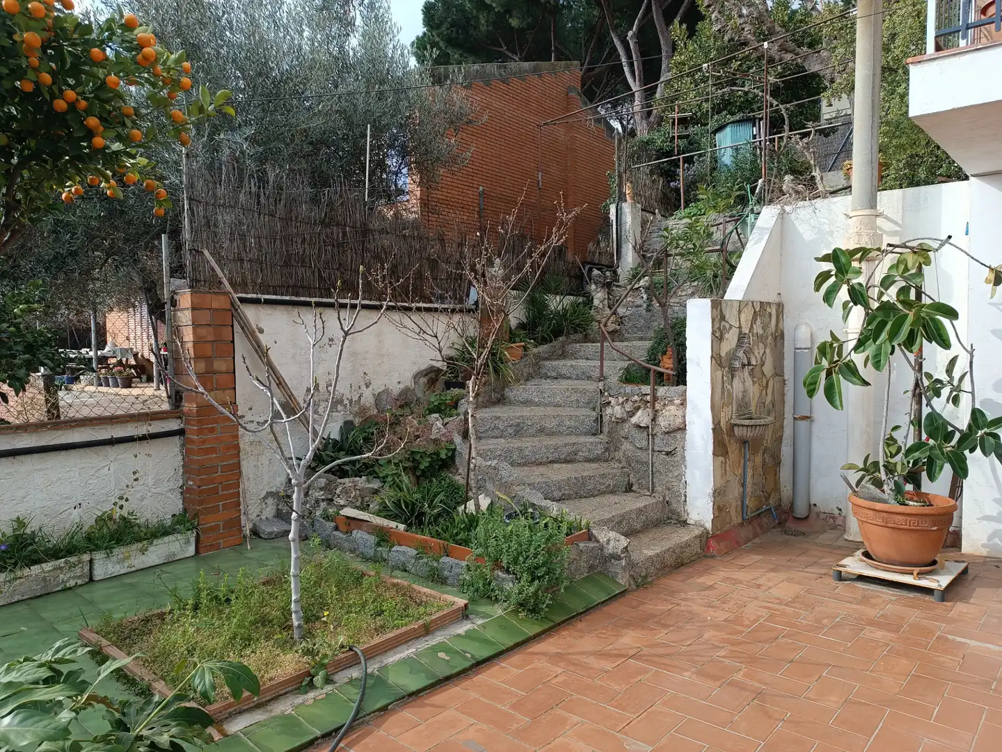 Jardí de Casa adosada en venda en Argentona amb Aire condicionat, Calefacció i Jardí privat