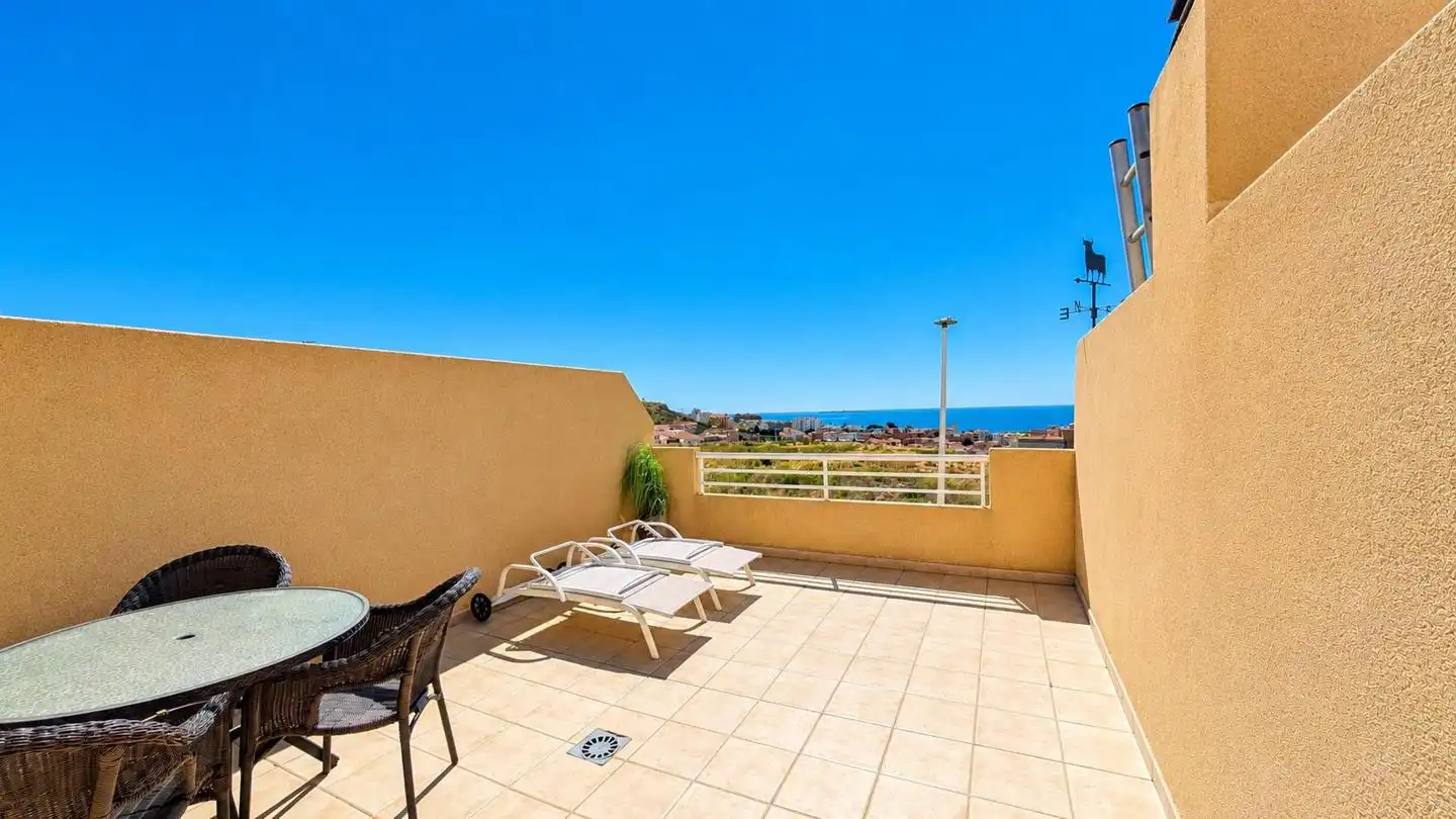 Terraza de Casa adosada en venta en Santa Pola con Aire acondicionado, Terraza y Piscina