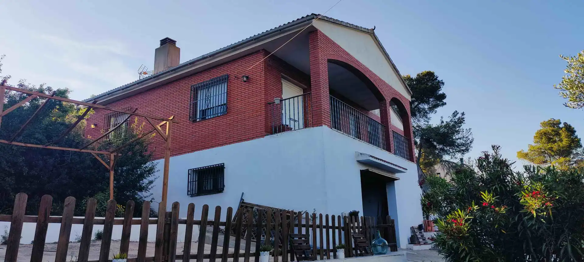 Vista exterior de Casa o chalet en venta en Vallirana con Calefacción, Jardín privado y Terraza