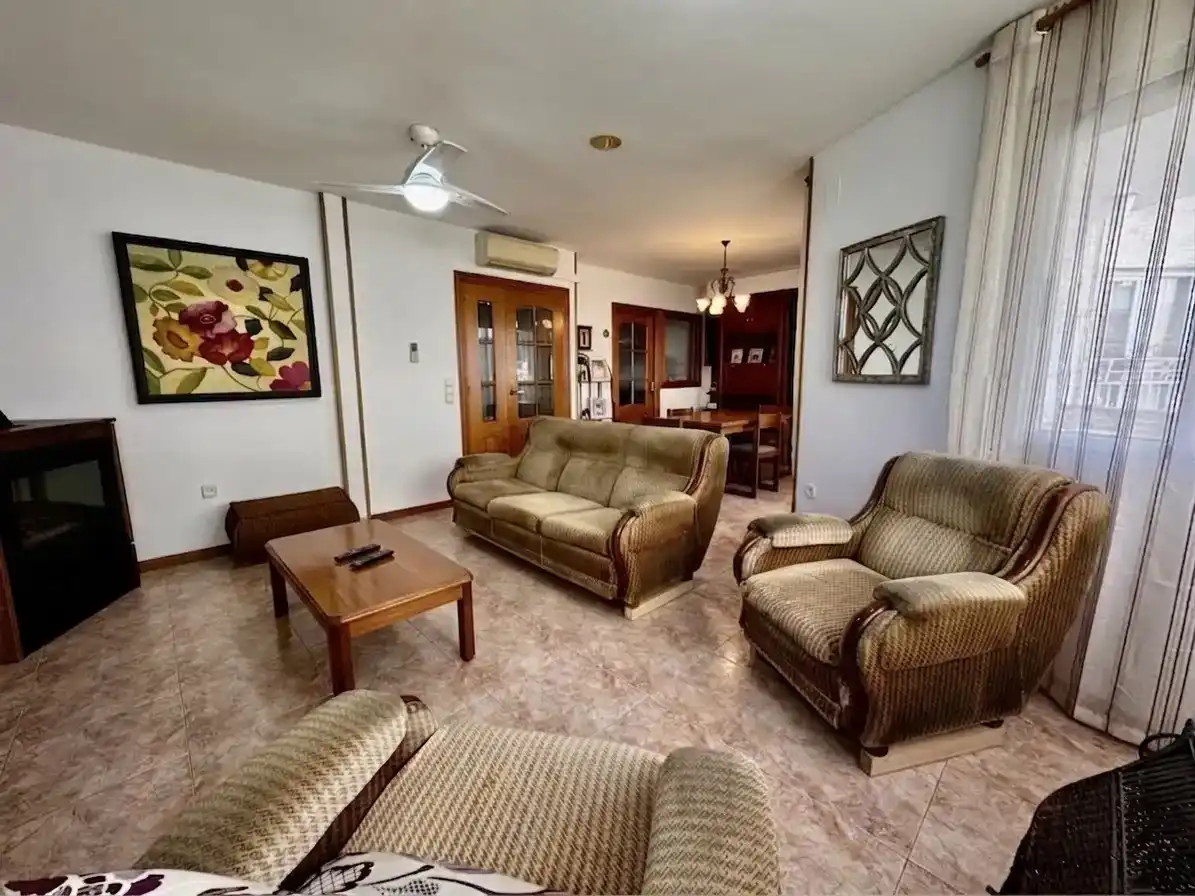 Sala d'estar de Casa o xalet en venda en Vinaròs amb Aire condicionat i Balcó