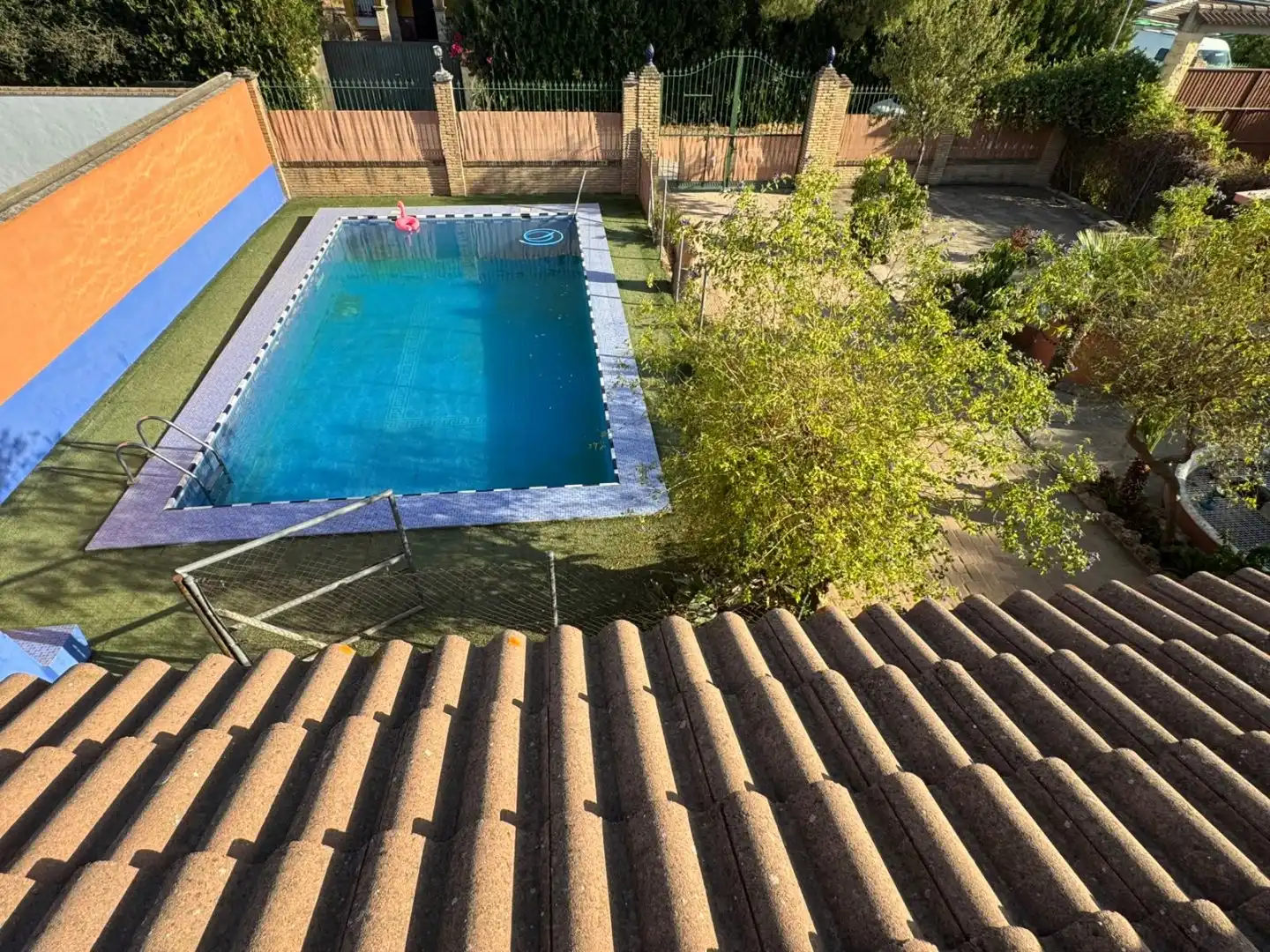 Piscina de Finca rústica en venta en Pilas
