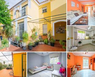 Exterior view of Single-family semi-detached for sale in Castilleja de la Cuesta  with Air Conditioner, Private garden and Parquet flooring
