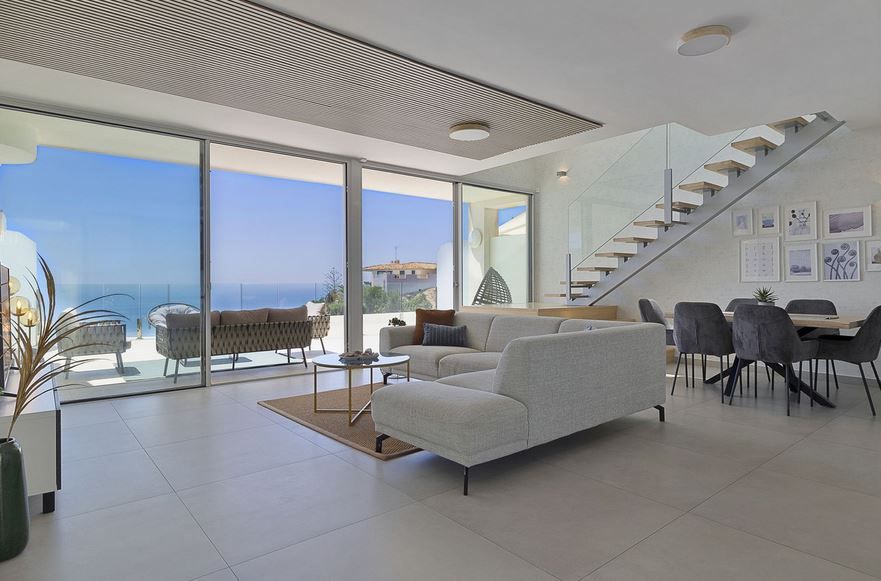 Living room of Attic for sale in Benalmádena  with Air Conditioner, Terrace and Storage room