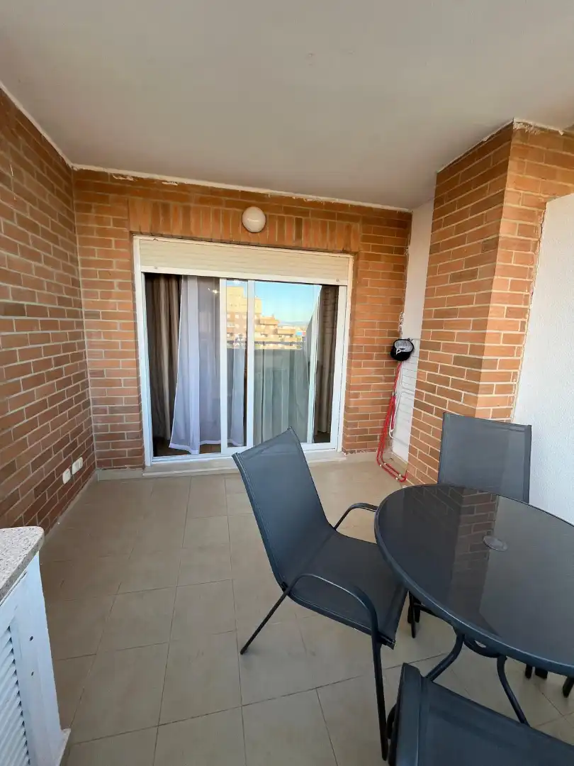 Terraza de Apartamento de alquiler en Oropesa del Mar / Orpesa con Aire acondicionado, Terraza y Amueblado