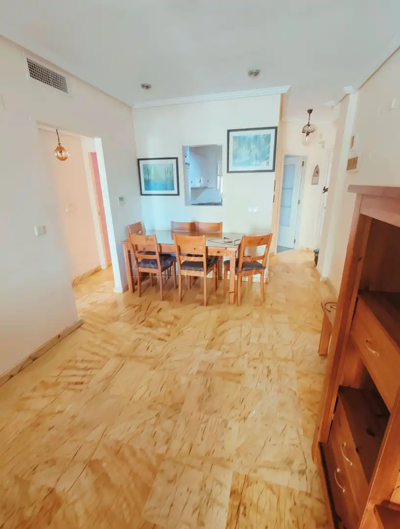 Esszimmer von Wohnungen zur Miete in Orihuela mit Klimaanlage, Terrasse und Schwimmbad