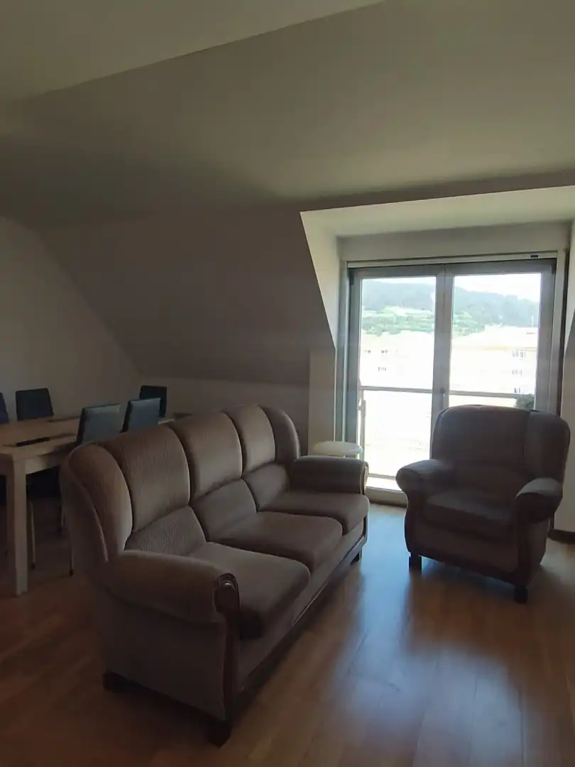 Sala de estar de Ático en venta en Cariño con Parquet, Amueblado y Horno