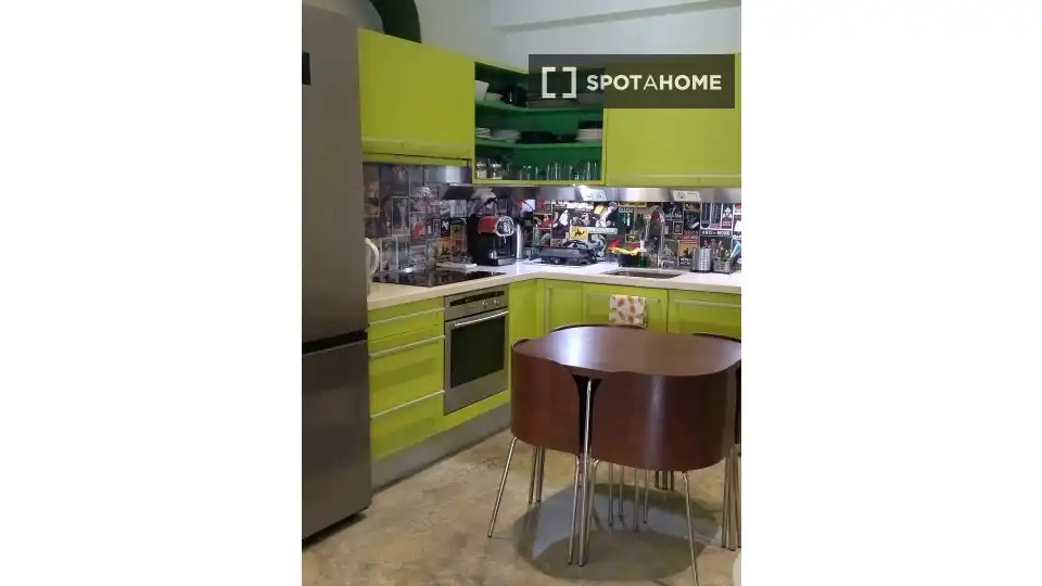 Cocina de Piso para compartir en Murcia con Aire acondicionado, Terraza y Amueblado