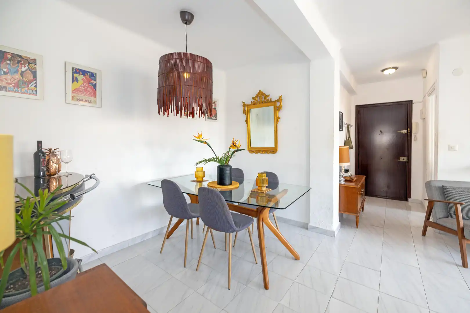 Dining room of Flat for sale in Málaga  with Air Conditioner, Heating and Terrace