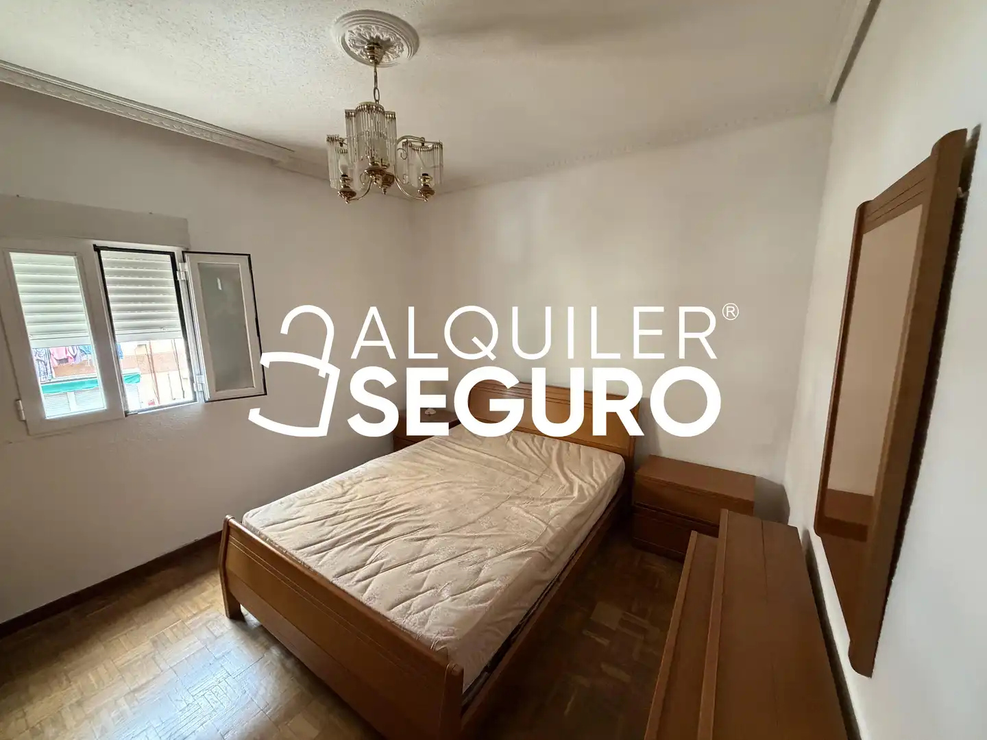 Schlafzimmer von Wohnung zur Miete in Getafe mit Möbliert