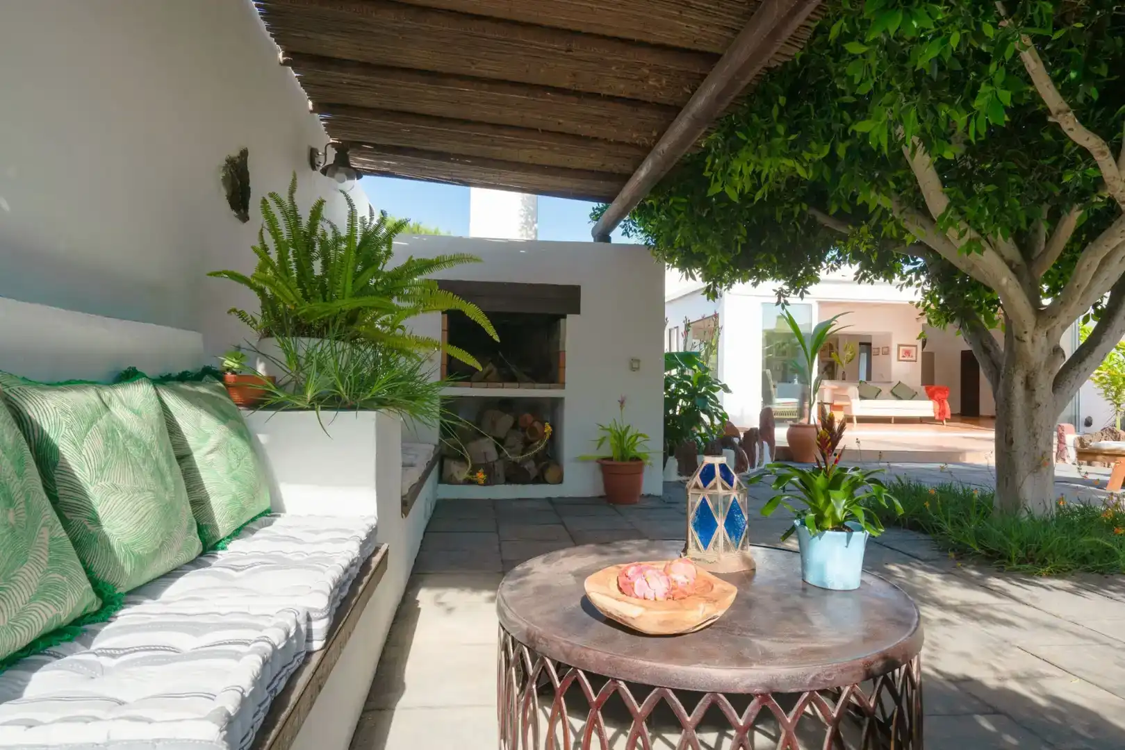 Terraza de Finca rústica en venta en Teguise con Jardín privado, Horno y Lavadora