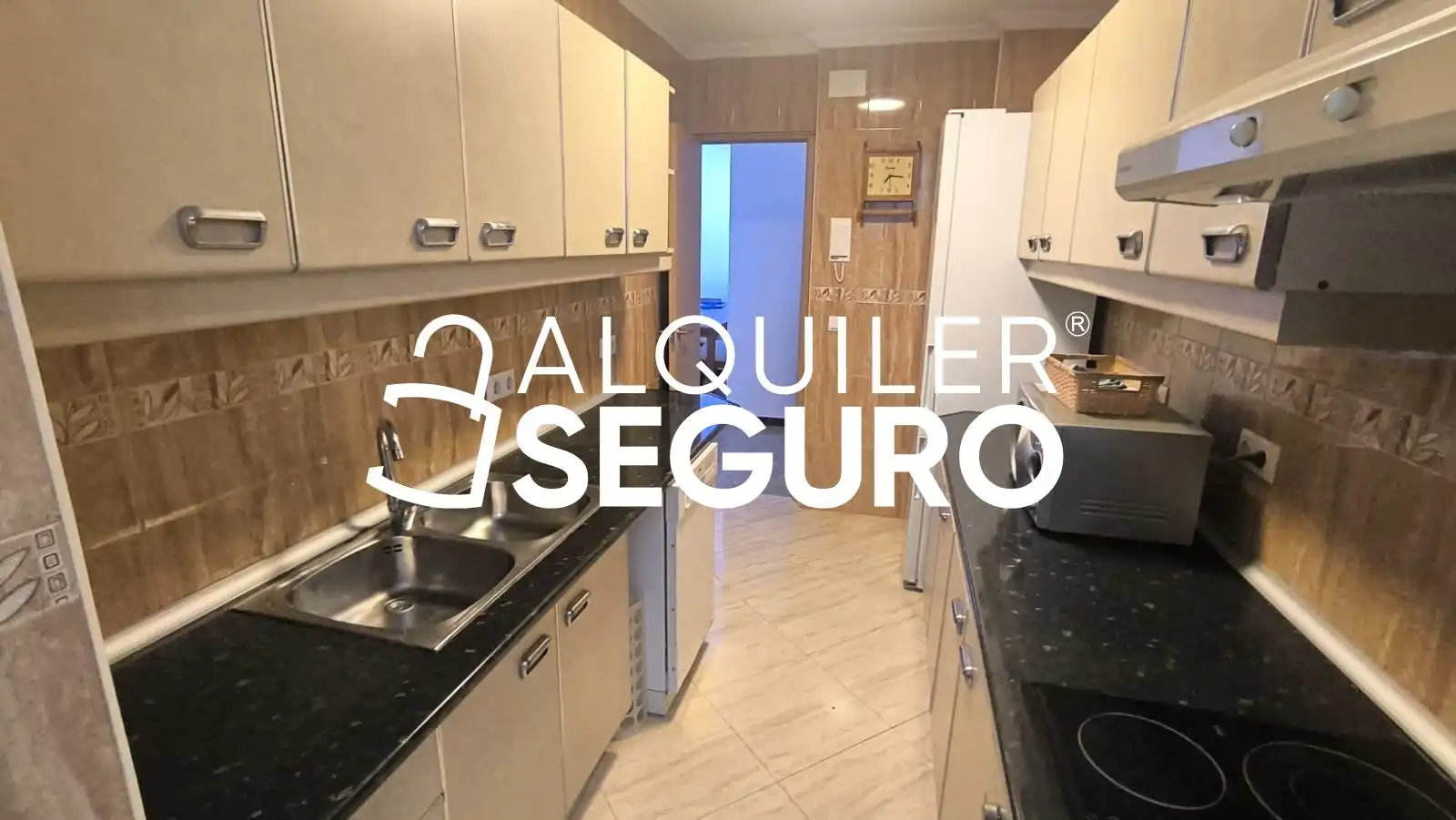 Kitchen of Flat for rent in Sevilla  with Air Conditioner and Furnished