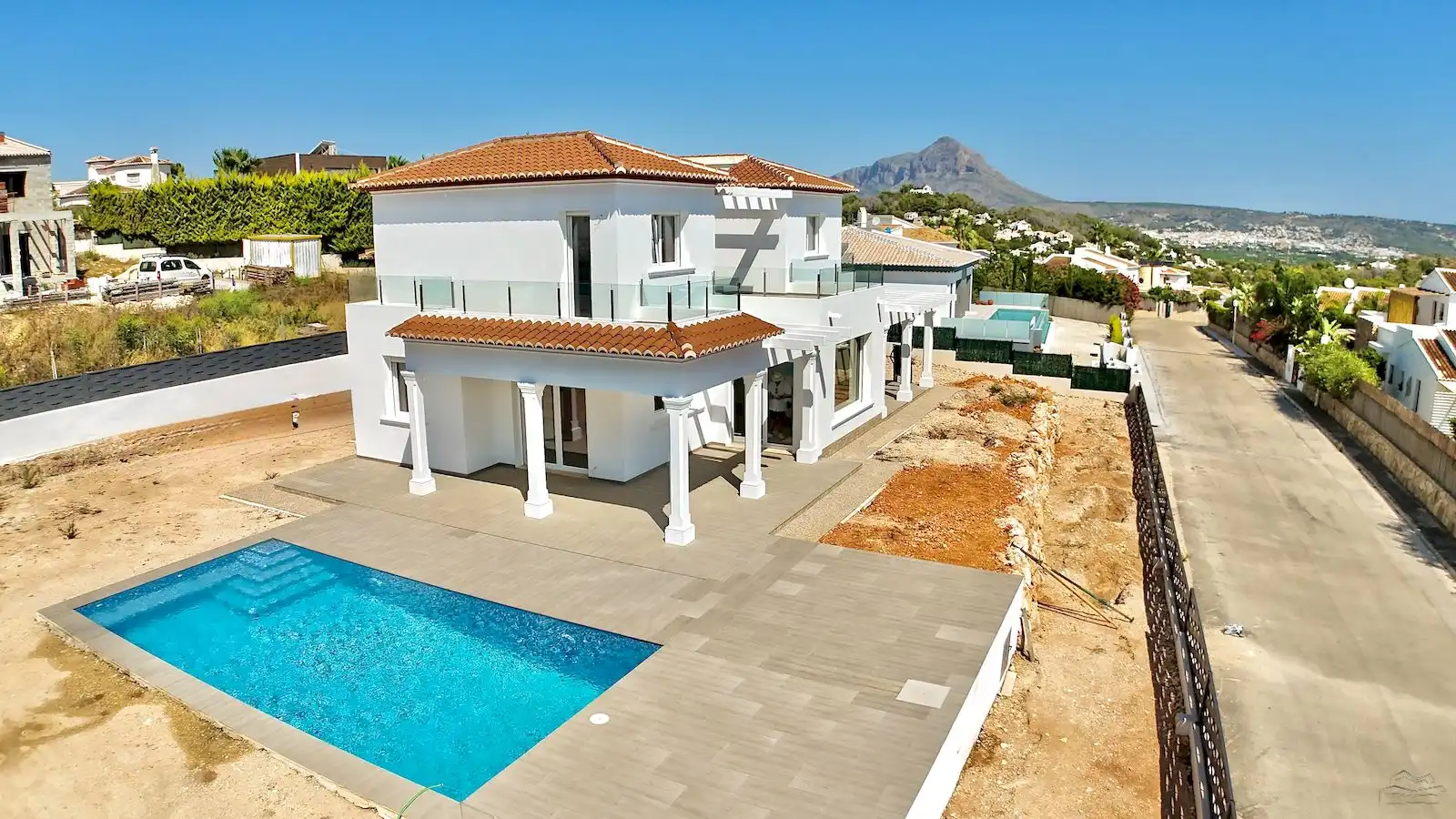 Exterior view of Houses for sale in Jávea / Xàbia  with Air Conditioner, Heating and Private garden