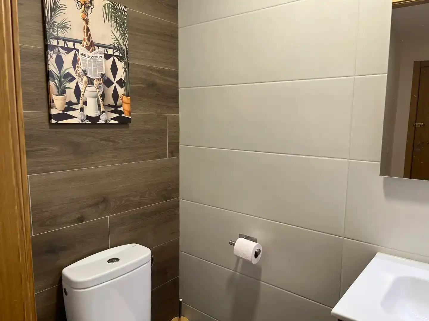 Badezimmer von Wohnung zur Miete in Segorbe mit Möbliert, Ofen und Waschmaschine