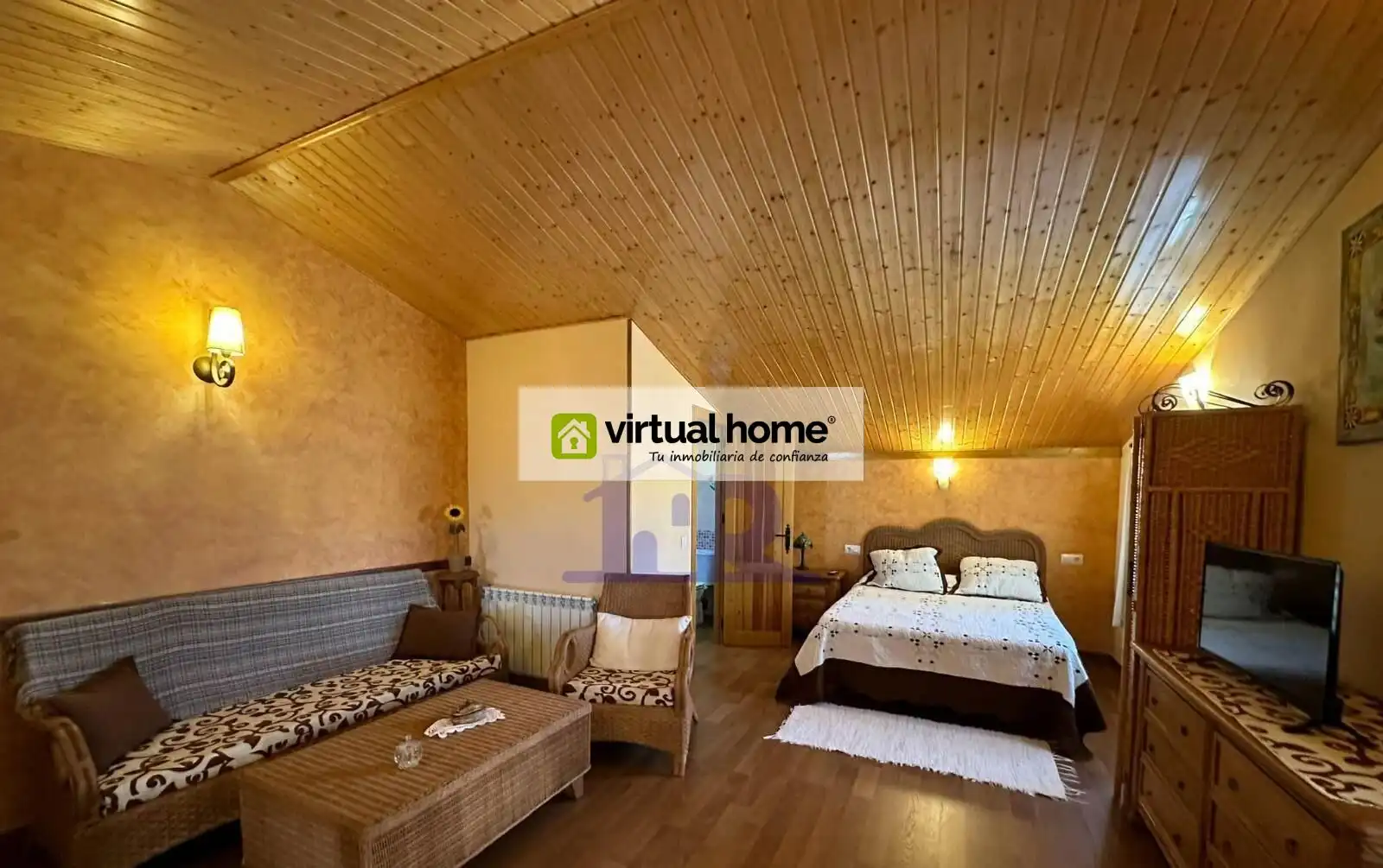 Sala de estar de Casa o chalet en venta en Cuenca con Aire acondicionado