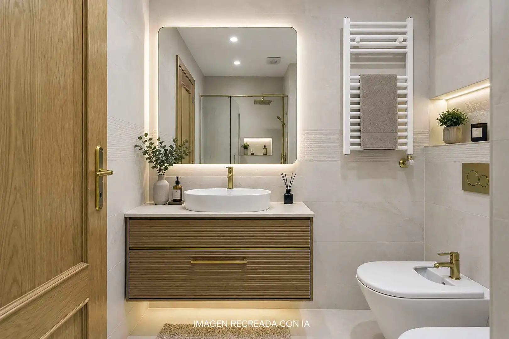 Bathroom of Flat for sale in Sabadell  with Heating and Parquet flooring