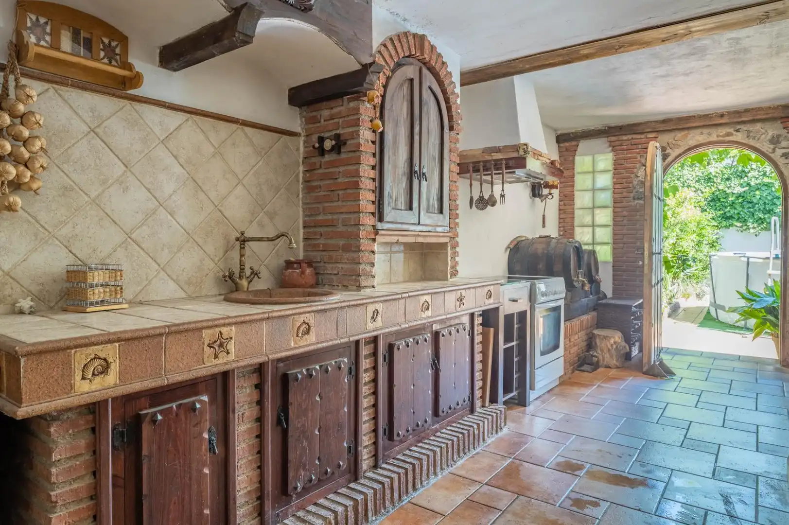 Cuina de Casa adosada en venda en Villa de Otura amb Aire condicionat, Calefacció i Balcó