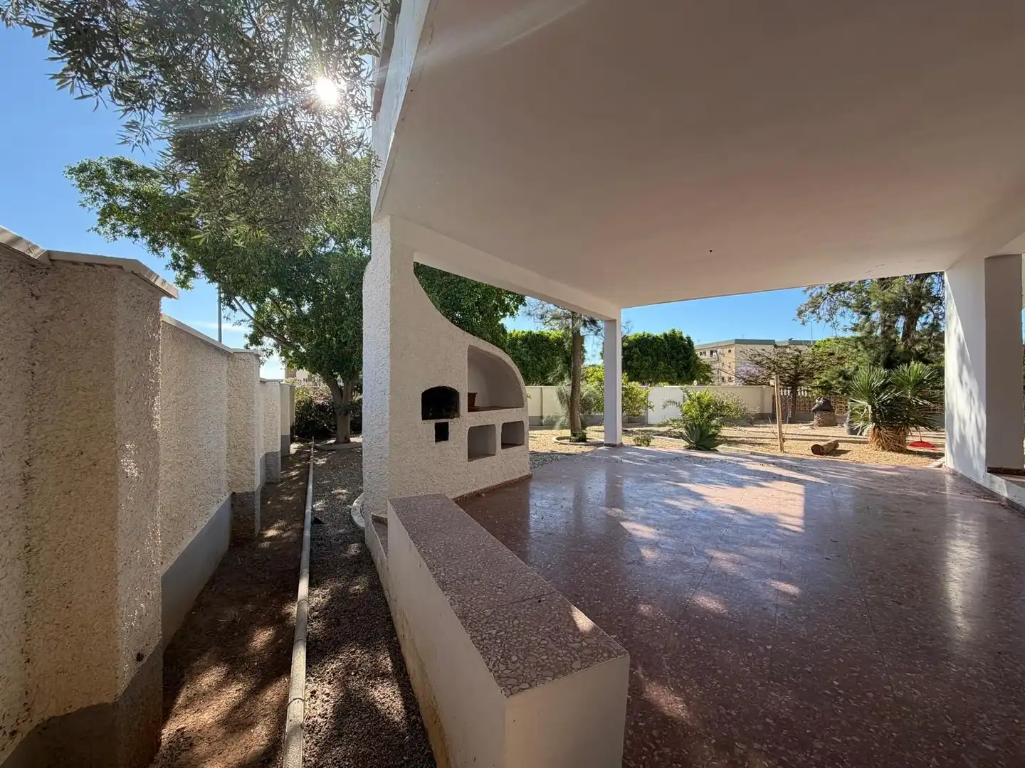 Terrassa de Casa o xalet en venda en El Ejido amb Aire condicionat, Jardí privat i Traster