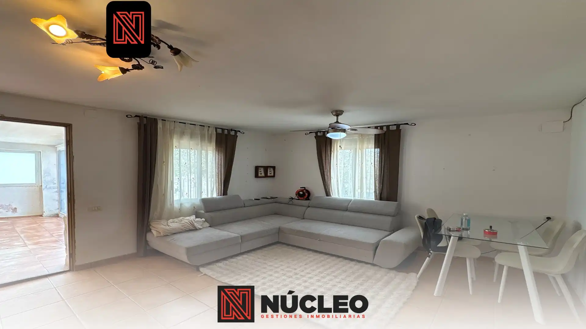 Sala de estar de Casa o chalet en venta en Sant Joan de Moró con Aire acondicionado, Jardín privado y Terraza