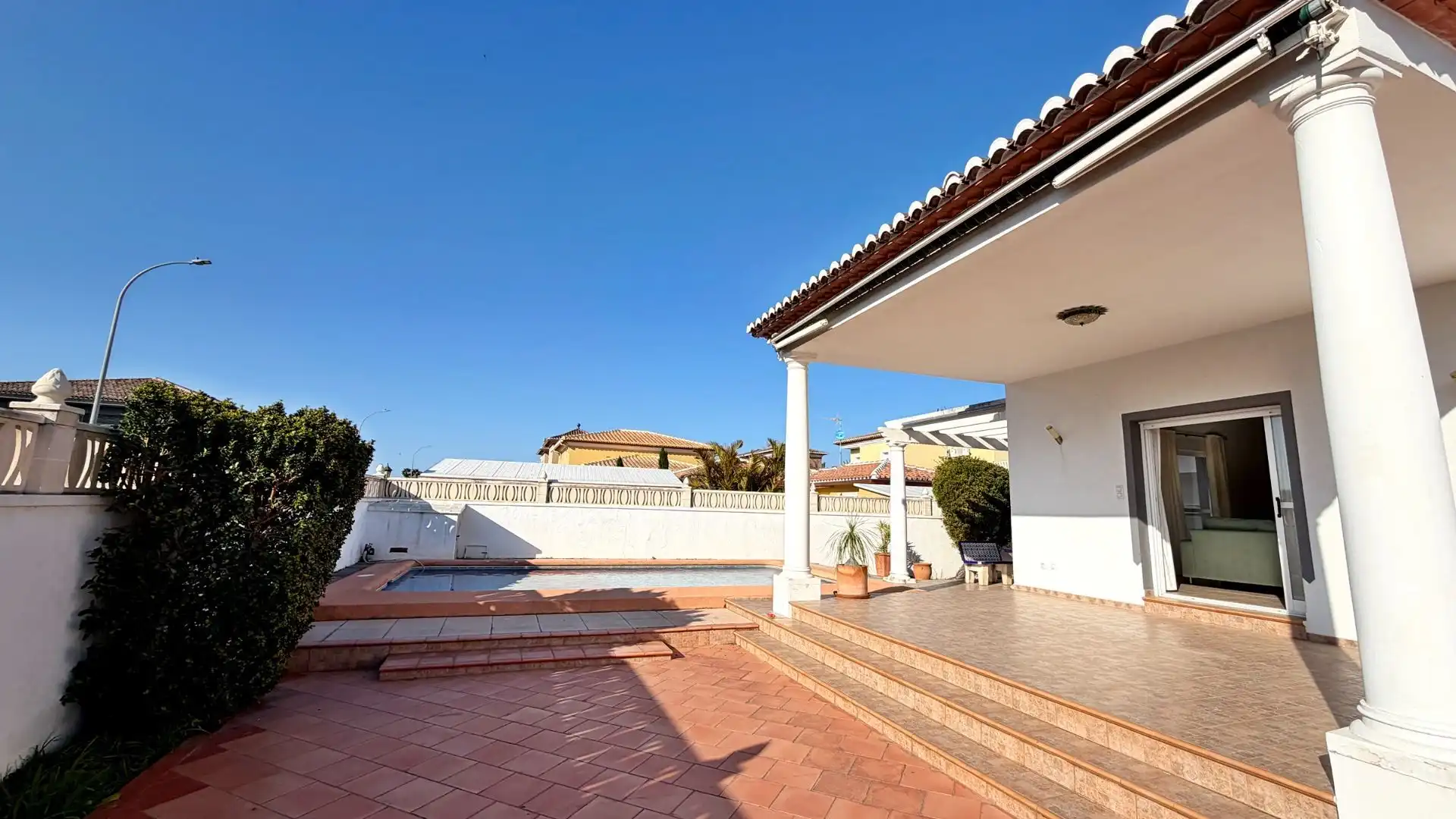 Terraza de Casa o chalet en venta en El Verger con Aire acondicionado, Calefacción y Jardín privado