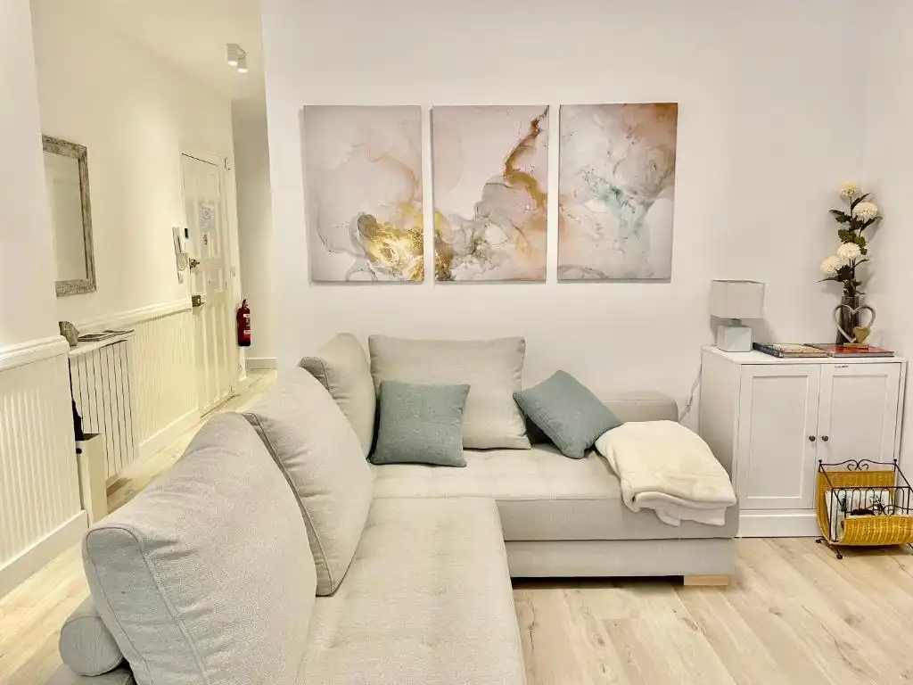 Sala de estar de Piso de alquiler en Indautxu