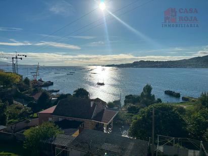 Vista exterior de Casa o xalet en venda en Moaña amb Calefacció i Traster