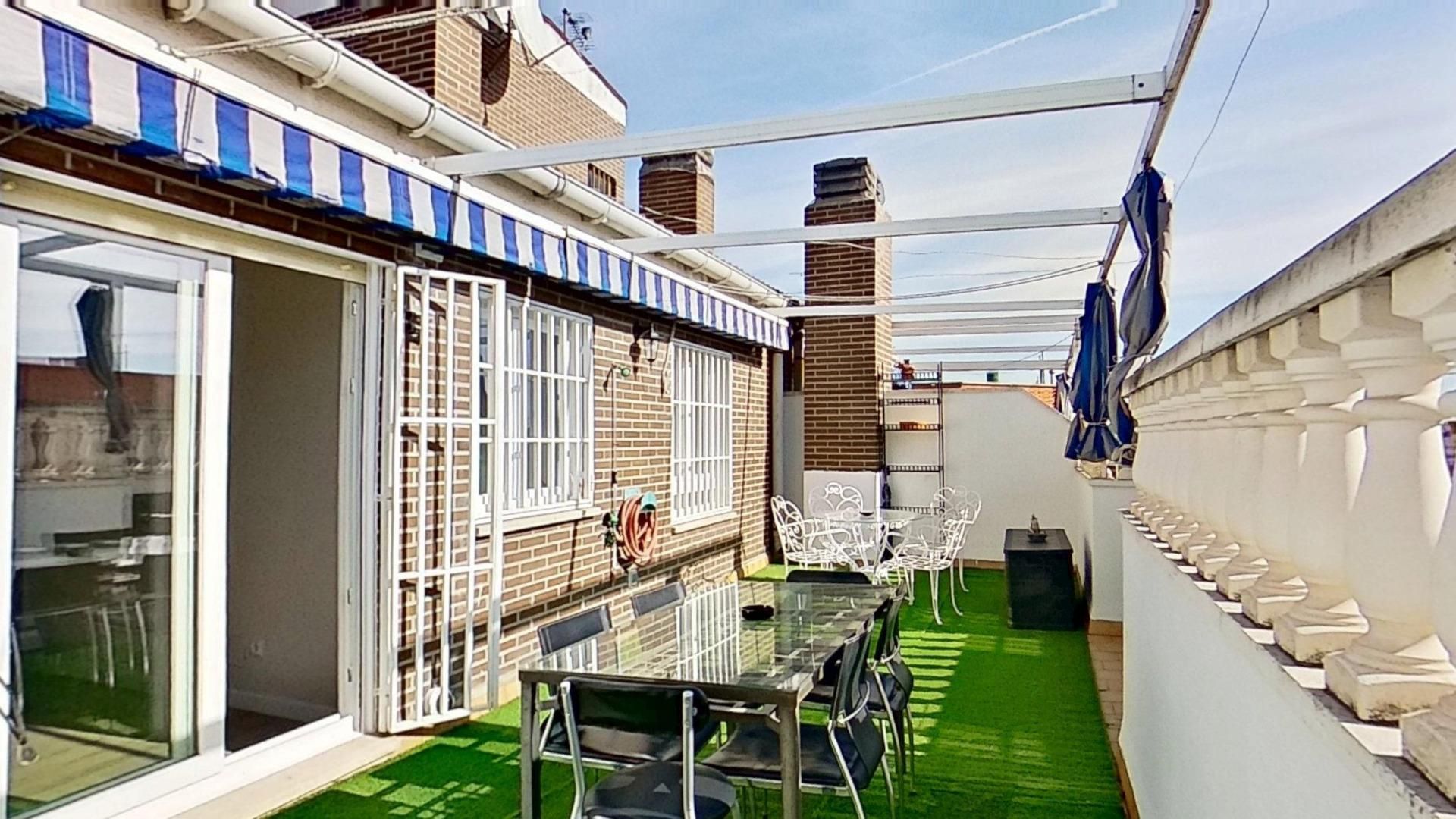 Terrassa de Àtic de lloguer en  Madrid Capital amb Aire condicionat i Terrassa