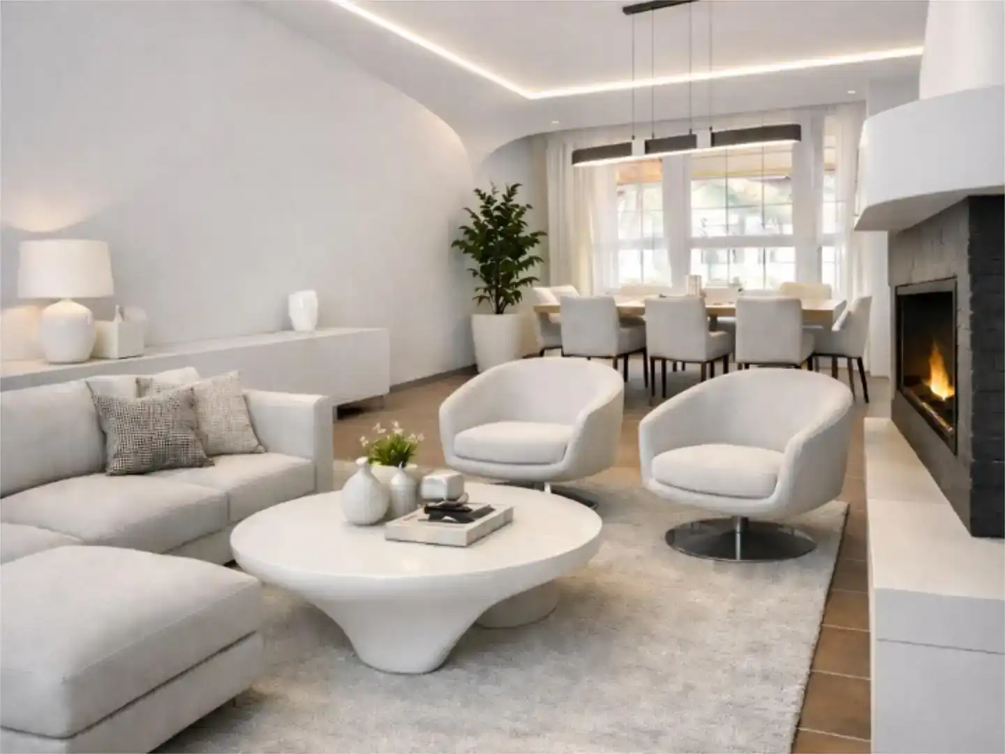 Sala d'estar de Casa o xalet en venda en Oleiros amb Piscina