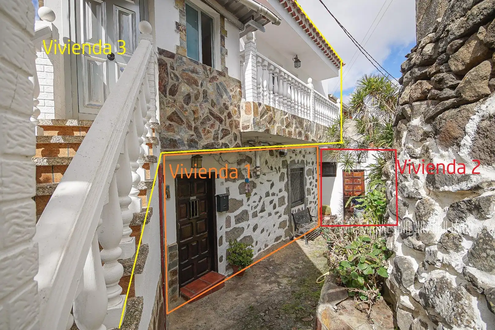 Exterior view of Detached homes for sale in Teror  with Terrace and Balcony