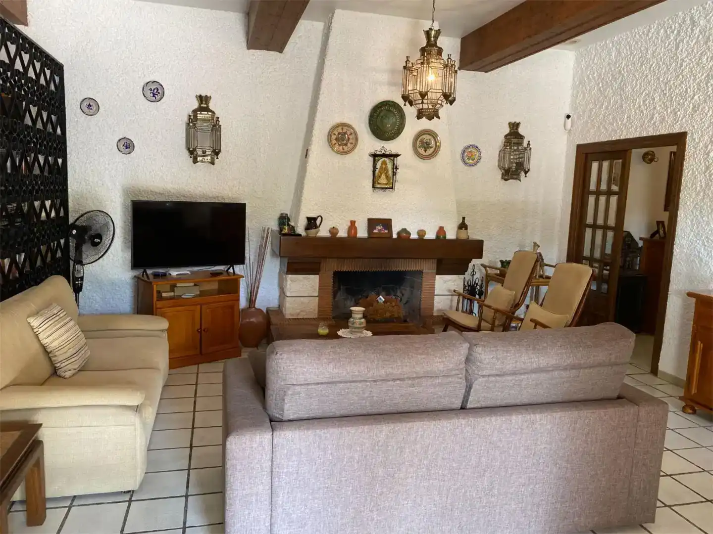 Sala d'estar de Casa o xalet en venda en Santa Pola amb Aire condicionat i Piscina