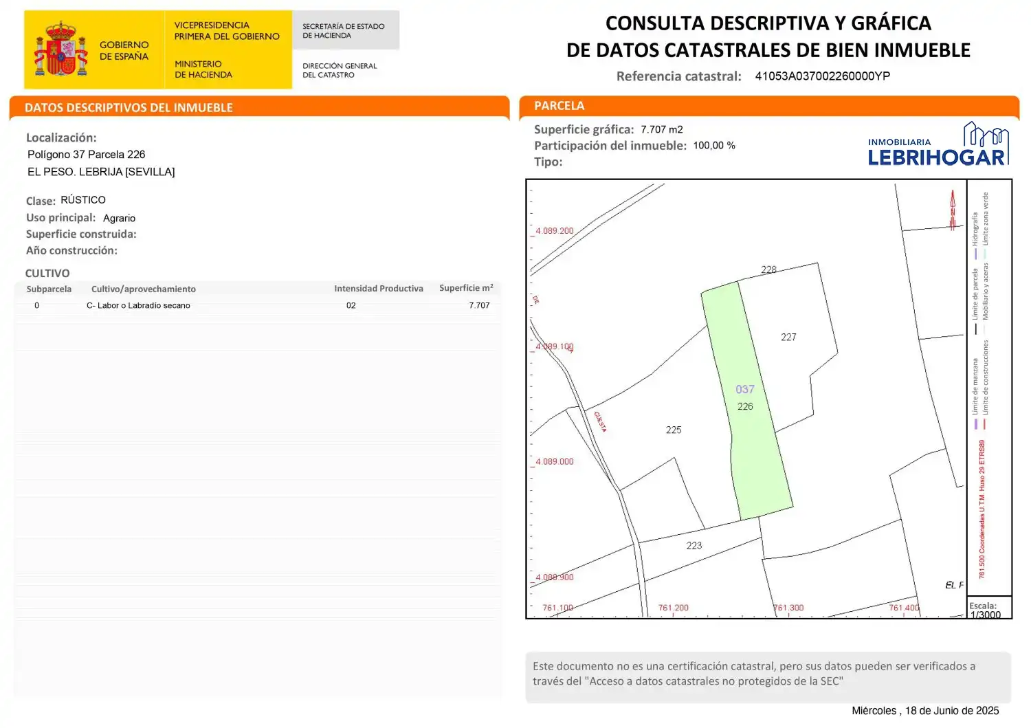 Lands and plots for sale in Lebrija, imagen 3