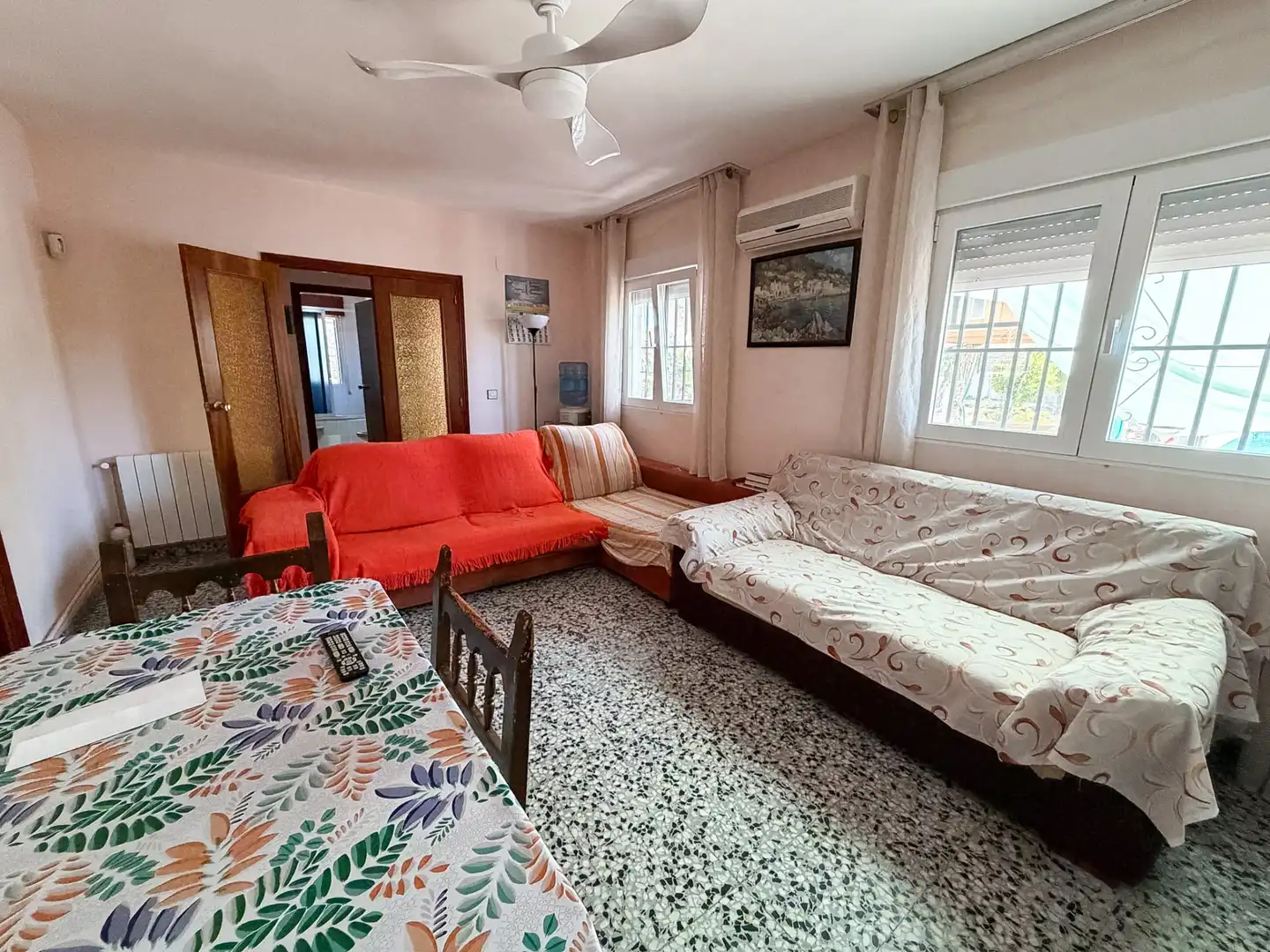 Sala de estar de Casa o chalet en venta en Santa Cruz del Retamar con Calefacción, Jardín privado y Terraza