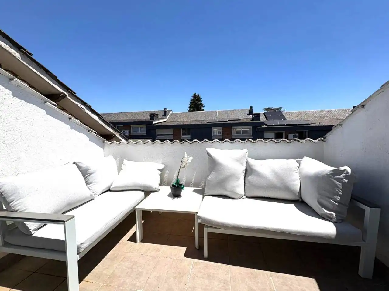 Terraza de Casa adosada en venta en Sant Cugat del Vallès con Aire acondicionado, Calefacción y Parquet