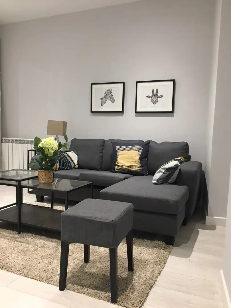 Wohnzimmer von Wohnungen zur Miete in Madrid mit Klimaanlage, Heizung und Möbliert
