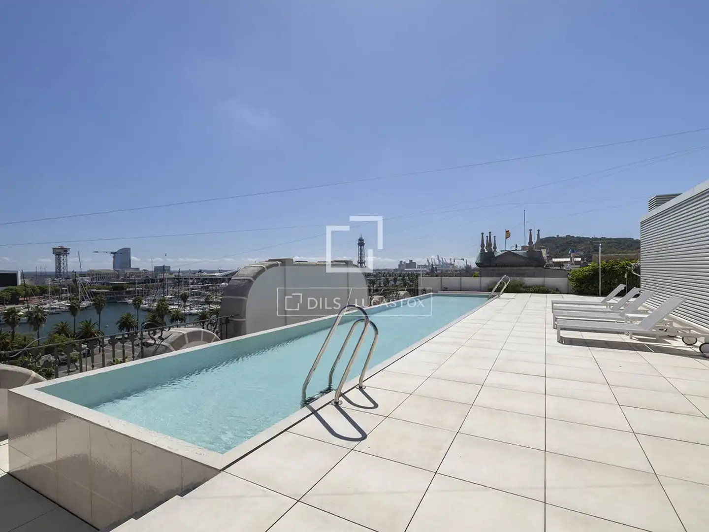 Piscina de Loft de alquiler en Barcelona con Aire acondicionado, Calefacción y Parquet