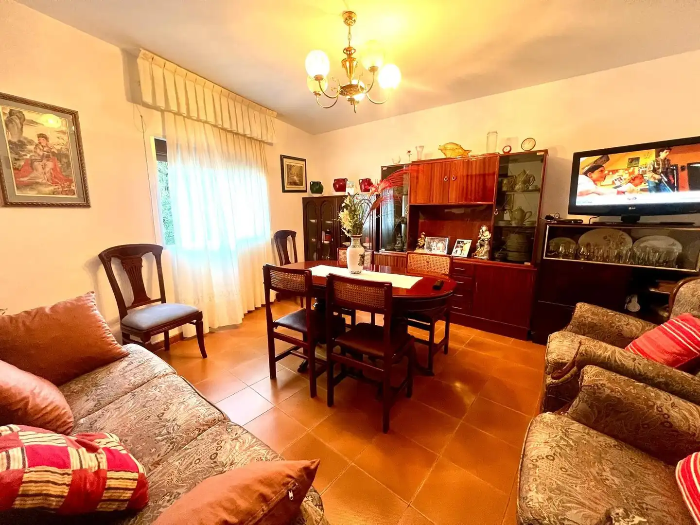 Living room of Houses for sale in Rebollar (Cáceres)  with Furnished