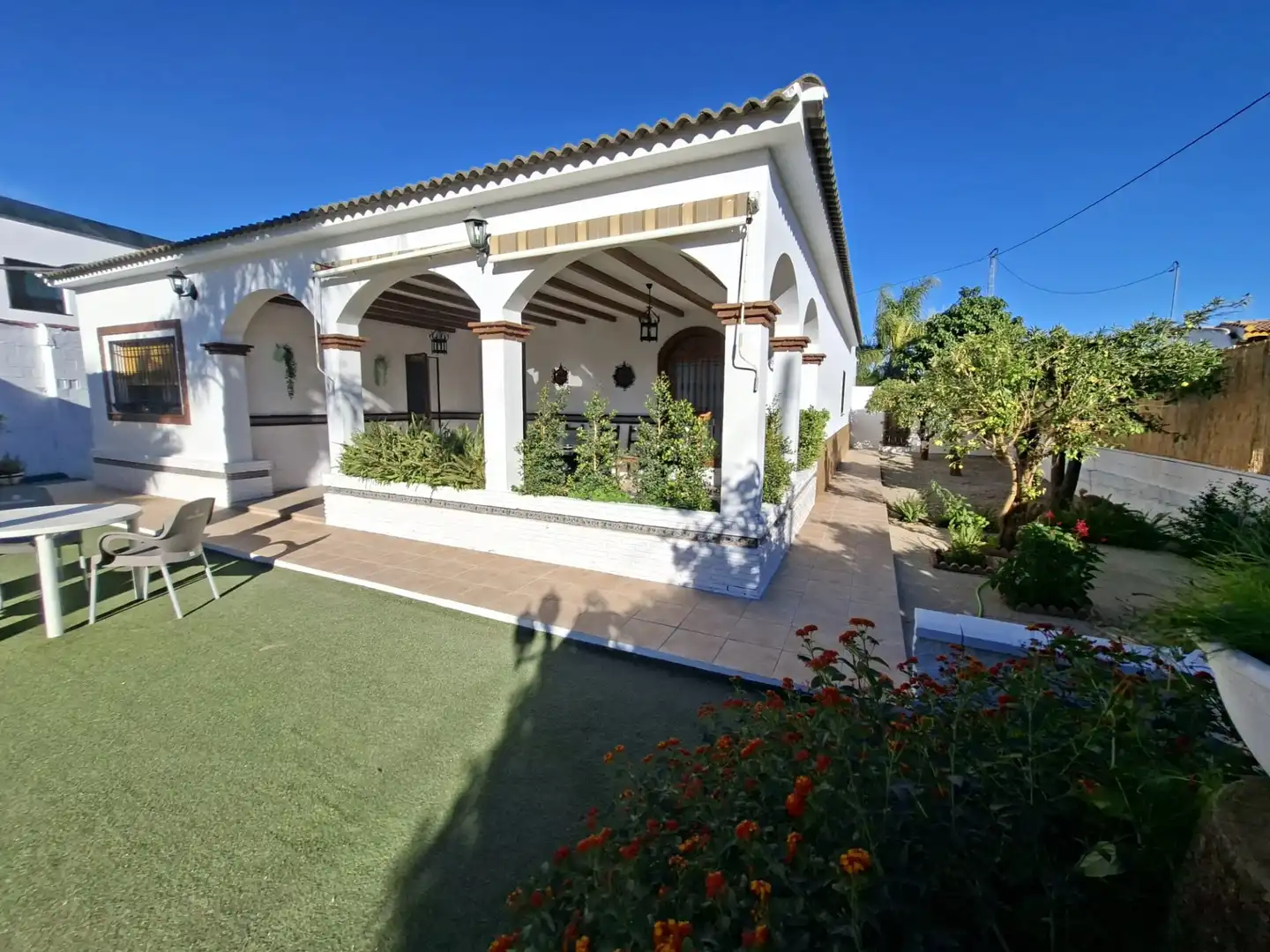 Terraza de Casa o chalet de alquiler en Alhaurín El Grande con Aire acondicionado, Jardín privado y Terraza
