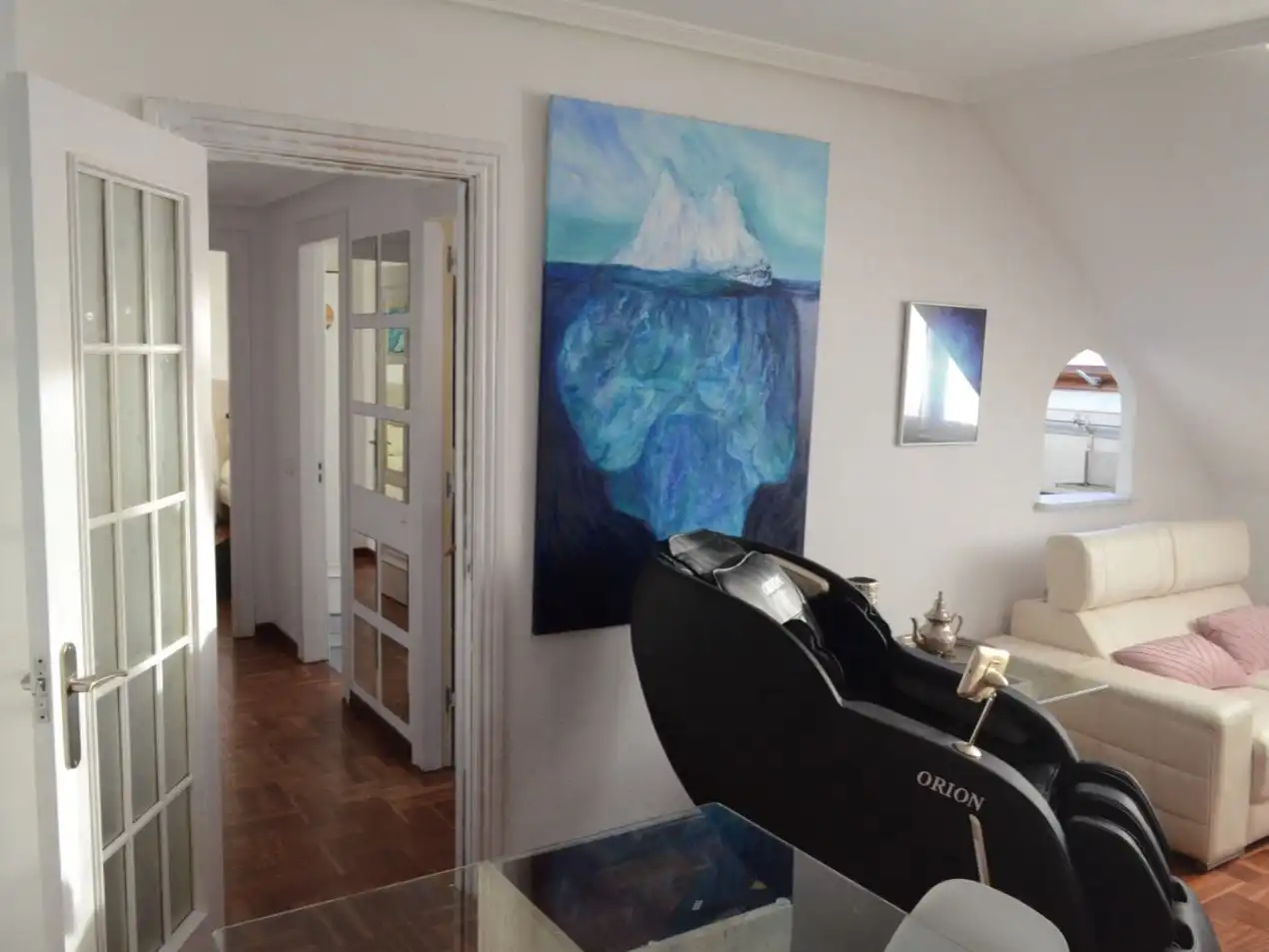 Sala d'estar de Pis en venda en Gijón 