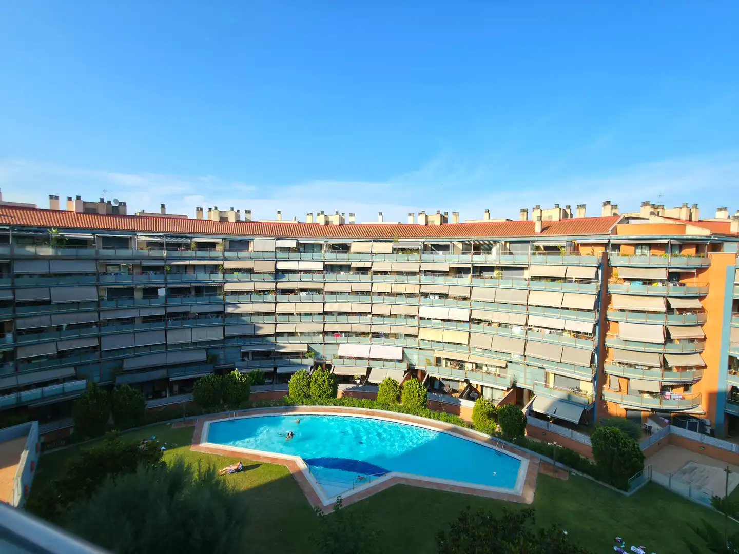 Swimming pool of Flat for sale in Sant Andreu de la Barca  with Air Conditioner, Heating and Terrace