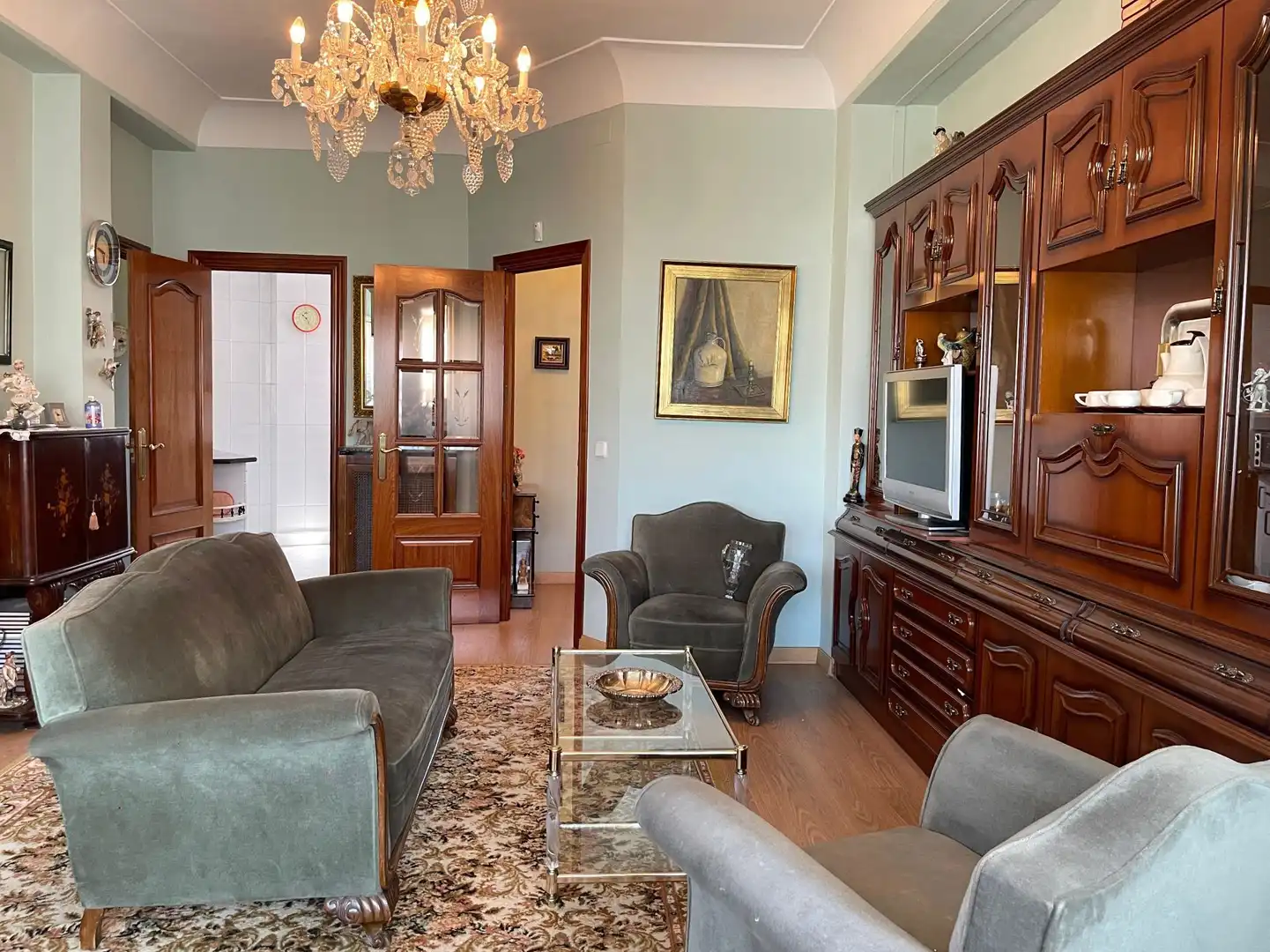 Sala d'estar de Pis en venda en Madrid amb Aire condicionat i Calefacció